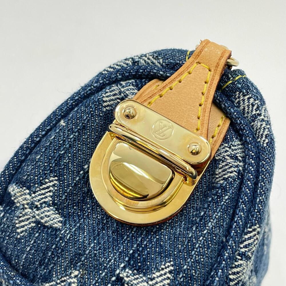 Louis Vuitton Truth Speedy Monogram Denim Pouch Navy Blue - Picture 9 of 12